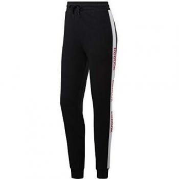 Reebok Te Linear Logo Pant Pantalón, Mujer, Negro, L