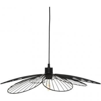 Lámpara colgante de metal Fleur negra - Diámetro 57 cm