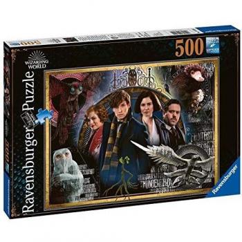 Ravensburger-14820 Ravensburger Fantastic Beasts - The Crimes of Grindelwald 500 Piezas Rompecabezas, Multicolor