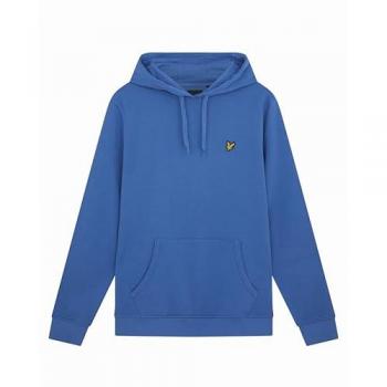 Lyle & Scott Men's Pullover Hoodie - Spring Blue - Size Medium