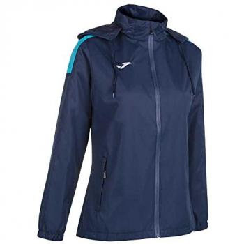 Chubasquero mujer Joma Trivor marino turquesa flúor