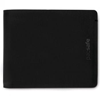 Pacsafe Rfidsafe Wallet Blocking Bi-Fold Monedero, 11 cm, Black 100