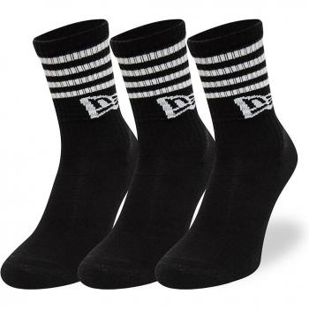 Calcetines New Era Stripe Crew Sock NE BLK
