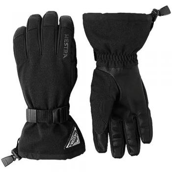 Guantes Hestra Powder Gauntlet Negros 2023, Talla 11, impermeables, aislantes, diseño de muñeca larga