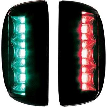 Lalizas - FOS LED 20 Set Port Starboard Side, Color Black