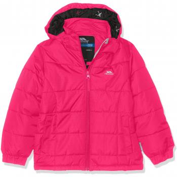 Trespass Marey – Chaqueta Impermeable niña, Color Frambuesa, tamaño XS