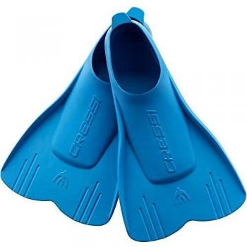 Cressi Mini Light Fins - Aletas Cortas para Niños, Unisex, Azul Claro 25/28