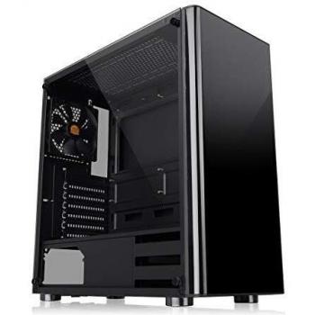 Thermaltake V200 Tempered Glass - Caja de Gaming para PC, Color Negro