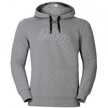 Odlo Sudadera con Capucha para Hombre Midlayer Spot-On, otoño/Invierno, Hombre, Color Gris - Gris, tamaño S