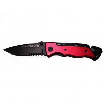 YATO YT-76052 - cuchillo plegable con hoja negro