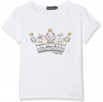Conguitos Camiseta Niña Bordada, Niñas, Blanco