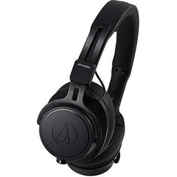 Audio-Technica ATH-M60X On-Ear Dynamic Monitor Headphones, Black
