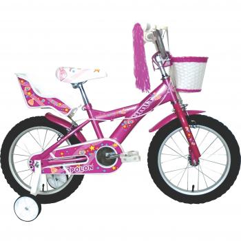 Umit J1651 Bicicleta Infantil, Niñas, Rosa, 16