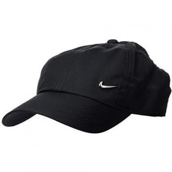 Nike Kid's Unisex Y NK H86 Metal Swoosh Cap, Black/