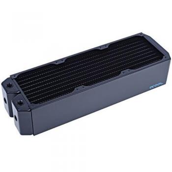 Alphacool NexXxoS Monsta 360 mm Triple Fan Radiator – Black, 12 cm Fan, Refoidisseurs and Radiator: Full Copper, Brass, Copper, Steel, 49 mm, 400 mm