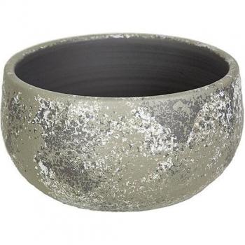 Centro de Mesa Cerámica Antique Gris 27 x 14 x 27 cm