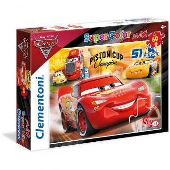 Puzzle Maxi Cars 3 Supercolor Multicolor 60 Piezas Junior