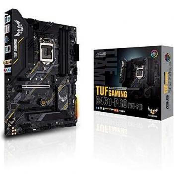 ASUS TUF Gaming B460-PRO (WI-FI) - Placa Base ATX Intel 1200 con Dual M.2, DDR4, LAN 1Gb, HDMI/DP, USB 3.2 Gen 2 e Iluminación RGB Aura Sync