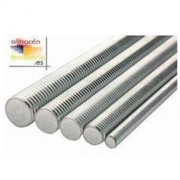 Varilla Roscada 1 metro 6.8 M-5 con Tuerca hexagonal DIN 934 zincada 5mm