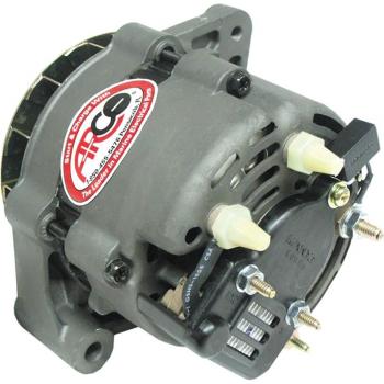 ARCO 60125 Marine Premium Replacement Inboard Alternator with Single Groove Pulley - 12V 55A