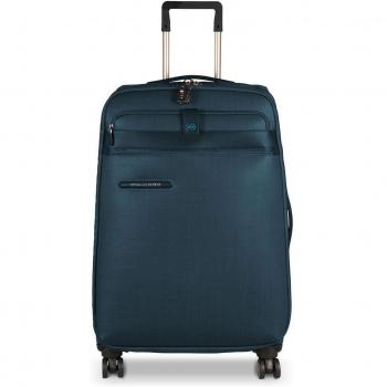 Piquadro Trolley para portátiles, 74 cm, 75 L, Azul
