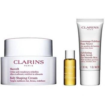 Clarins creme masvelt 200ml+ exfoliante 30ml + aceite tonico 10ml