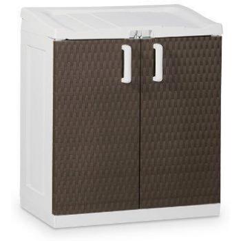 Toomax Rattan Line XL - Mueble para reciclaje, 2 puertas