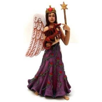 Plastoy 61382 - Figura de Hada con bebé dragón - Fig-Hada+Bebe Dragon erase1vez Hada