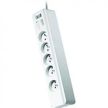 APC PM5-FR limitador de tensión 5 Salidas AC 230 V 1,83 m Blanco - Regleta