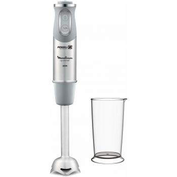 Moulinex QuickChef DD655D Batidora de Mano de 1000 W, con Regulador de 10 Velocidades, Turbo y Accesorios Incluidos: Vaso Medidor, Picadora y