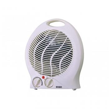 Estufa Convector SVAN SCEV2000V - Calefactor ventilador de 2000W con 2 niveles en color blanco