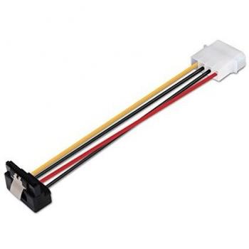 AISENS A131-0163 - Cable acodado con Anclajes DE 16 cm