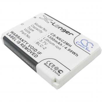 3.7V 1.35Ah Li-ion Battery BLC-2 for Nokia 1220 and Compatible Models