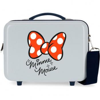 Disney Minnie Good Vibes Only Neceser Infantil Rígido ABS Azul Adaptable 9L