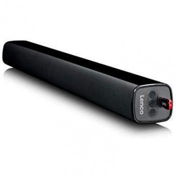 Barra de Sonido Lenco SB-080BK 80W Bluetooth, USB, HDMI, Subwoofer Integrado, Color Negro