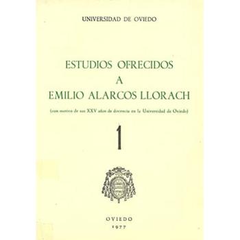 Estudios ofrecidos a Emilio Alarcos Llorach Tomo I