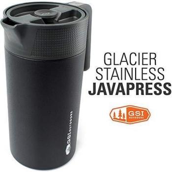 GSI Outdoors Glacier Stainless Coffee maker,Black