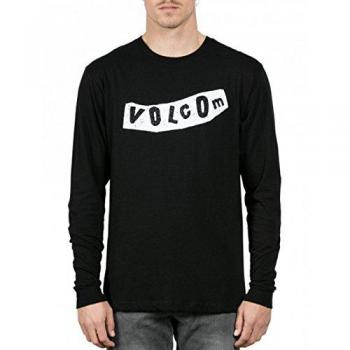 Volcom Pistol Ls Camiseta de Manga Larga, Hombre, Negro, M