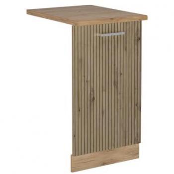 Tapa de Lavavajillas R-Line 45 cm, Roble Artesanal/Goldkraft Eiche, Accesorio para Lavavajillas, Color Marrón