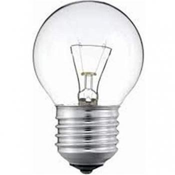 CLAR. Bombilla Incandescente Esférica Clara 230v 40w 2700k e27. 415 Lumen. 1.000 Horas. Dimensiones: 72 X 45mm.
