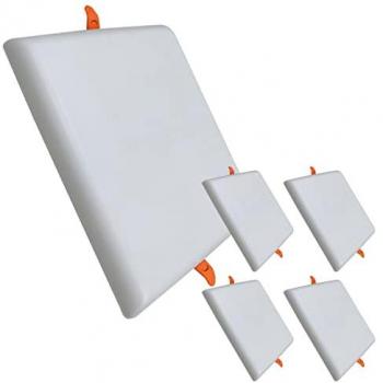 LED ATOMANT Placa Downlight LED Cuadrada Plana 36W 3300LM Corte Ajustable 60-210mm Blanco Neutro 4500K - Pack 5 Ud