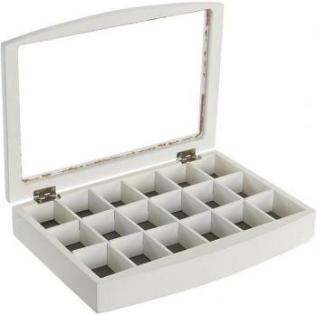 Caja-Joyero DKD Home Decor 30 x 20 x 5 cm Madera MDF con acabado de terciopelo lacado