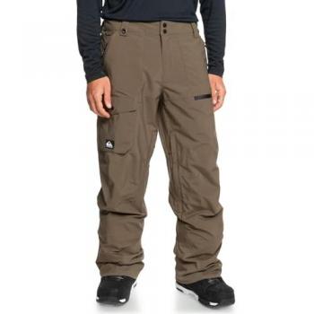 Pantalón largo Quiksilver Utility marrón fuerte - L, Pantalones Utility Quiksilver, Pantalón de esquí de hombre Utility Quiksilver, Quiksilver Utility PT Pantalones, Canteen, Estánd