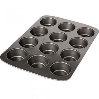 Molde para Muffins Birkmann Easy Baking de 12 Cavidades, Antiadherente y de Acero Carbono, 37 x 26 cm