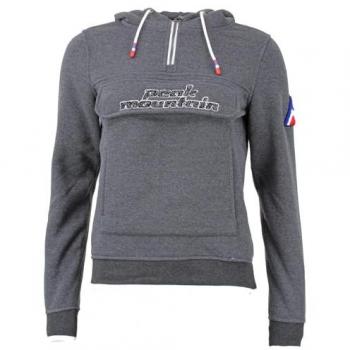 Peak Mountain Women's Fleece Hoodie Aflow