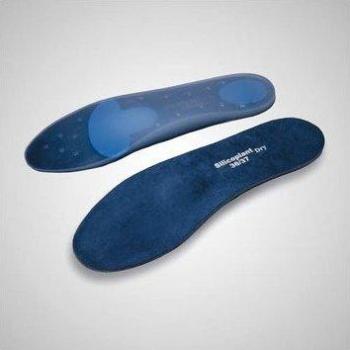 EMO Plantillas con tejidos antisudoración silicona dry total blue talla 34, 34