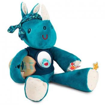 Peluche rinoceronte multiactividades Marius - Lilliputiens 83345 LI83345