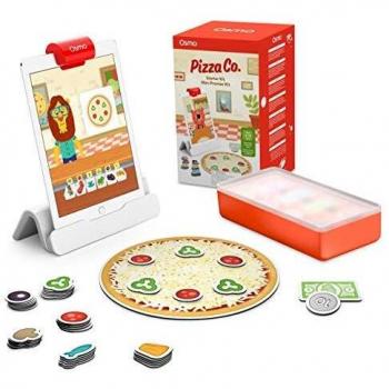 Osmo-Pizza Co. -Kit de iniciación Starter Edad 5-12-Habilidades de comunicación y matemáticas iPad Base Incluido, de 5 a 10 años en adelante, Color sí,