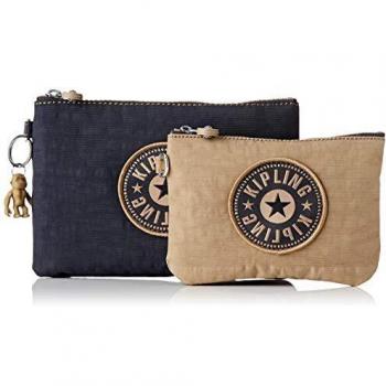 Kipling - Duo Pouch, 2 x Monederos Mujer, Gris
