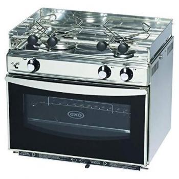 Cocina a gas de 2 quemadores Grand Large con horno y parrilla